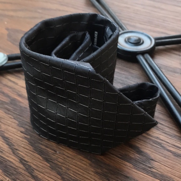 📍Men’s Express Checked Tie - Picture 7 of 7